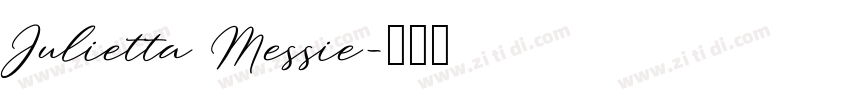 Julietta Messie字体转换